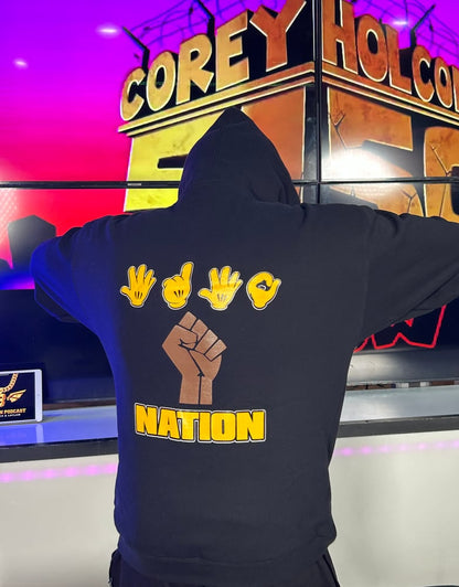 C HOLC Hoodies (front & back)